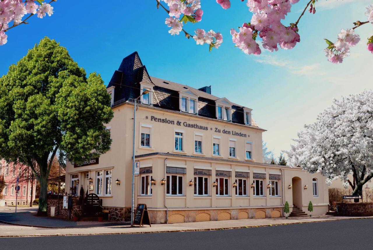 Zu Den Linden - Radebeul Pension Mit Restaurant Extérieur photo